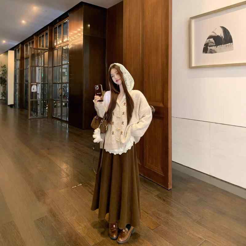 カーディガン レディース レース フード付き ニット カーディガン ゆったり 春秋 長袖 ニット トップス..