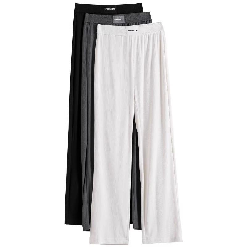 ワイドパンツ レディース 大きいサイズ ゆったり 接触冷感 ハイウエスト ストレートパンツ イージーパ..