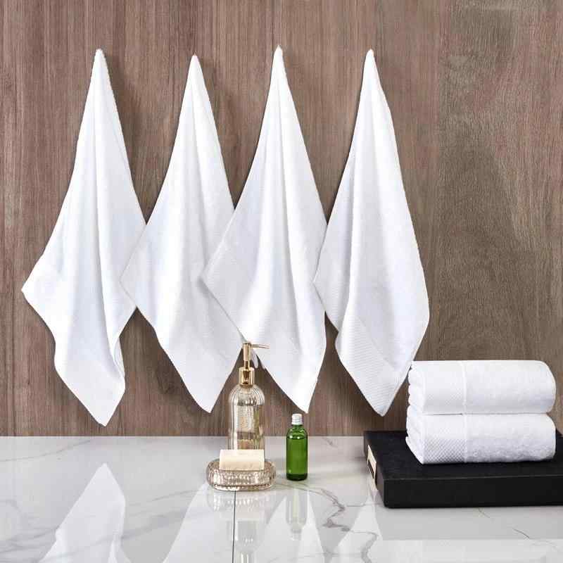 Face Towel - タオル 方巾 純綿 白色 10条セット 擦手用 吸水性 軽量 ホテル キッズ 幼稚園 日常使い 柔らかい 肌触り良い 平織り 70g 24x24cm 25x25cm 28x28cm 30x30cm 35x35cm オールシーズン