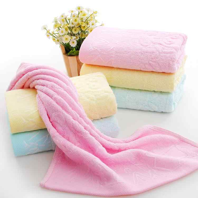 Face Towel - フェイスタオル 洗顔 毛巾 竹炭 繊維 綿 竹 繊維 クリエイティブ 単色 黄色 赤 青 35cm 75cm 軽量 吸水 速乾 柔らかい 肌触り 毎日の洗顔 ケア アイテム