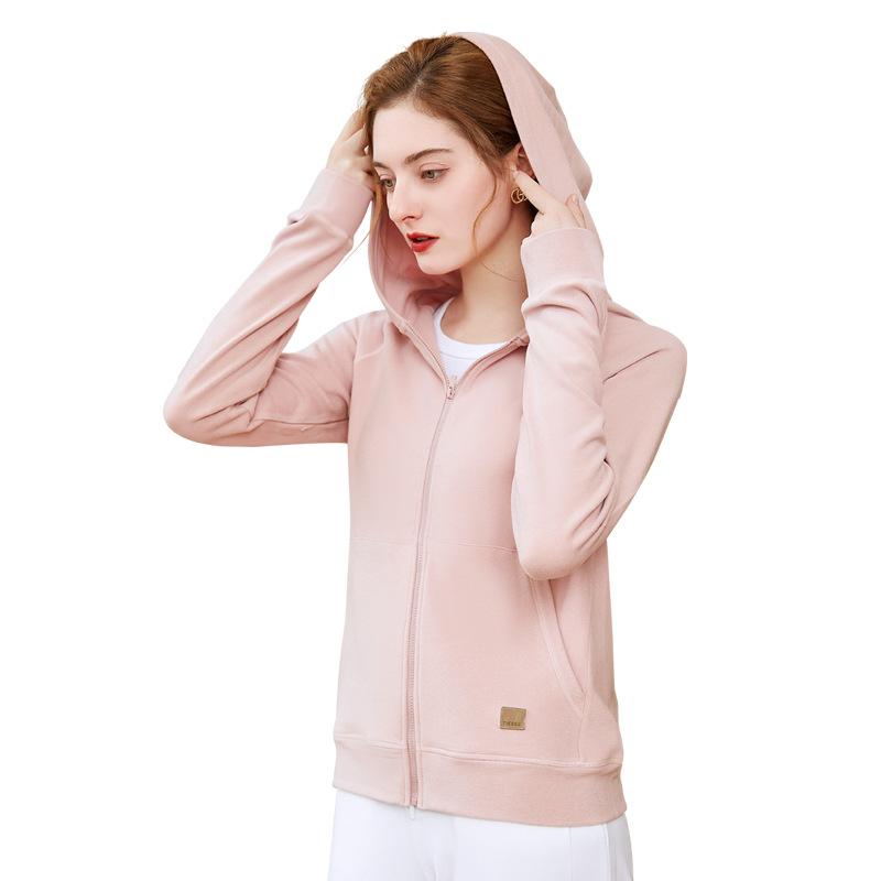 ニット レディース パーカー カーディガン 春秋 アウター ジップアップ フード付き トップス 長袖 ニットセーター 無地 あったか ゆったり 普段使い 通勤着 大地驼 乳白色 ブラック