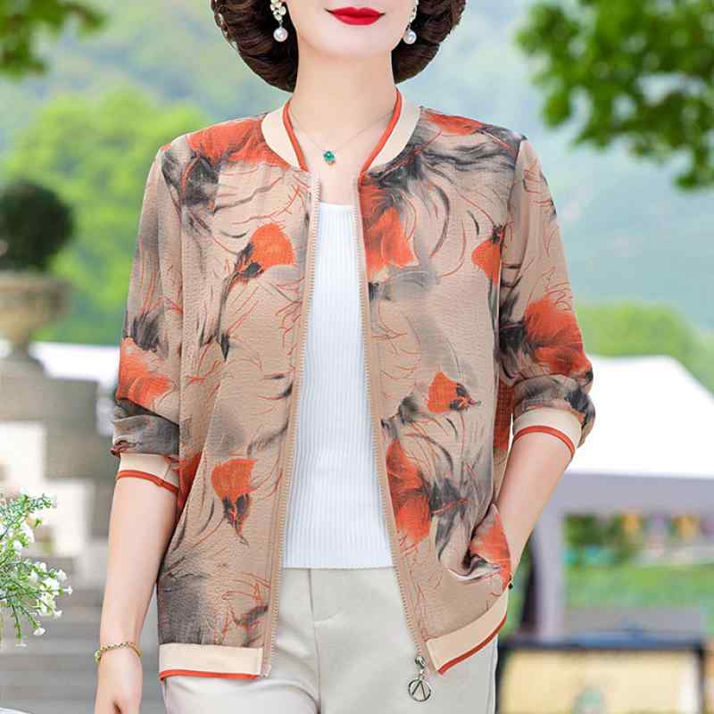 ジャケット レディース UVカット 薄手 ポリエステル 紫外線対策 アウター ママ ミセス 婦人服 アウトドア スポーツ 普段使い 赤 グリー..