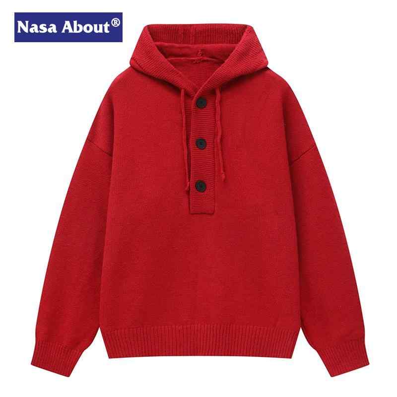 ニット レディース メンズ 本命年 赤色 プルオーバー パーカー 秋冬 長袖 カジュアル リブ 伸縮性 洗濯機洗い可能 ブラック グレー ベージュ