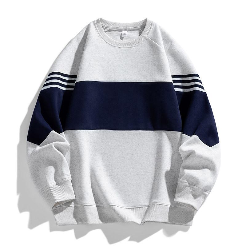 スウェット メンズ 男性用 トップス 配色 春秋 学院風 長袖 宽松 подростков 聚酯纤维 ポリエステル 花..