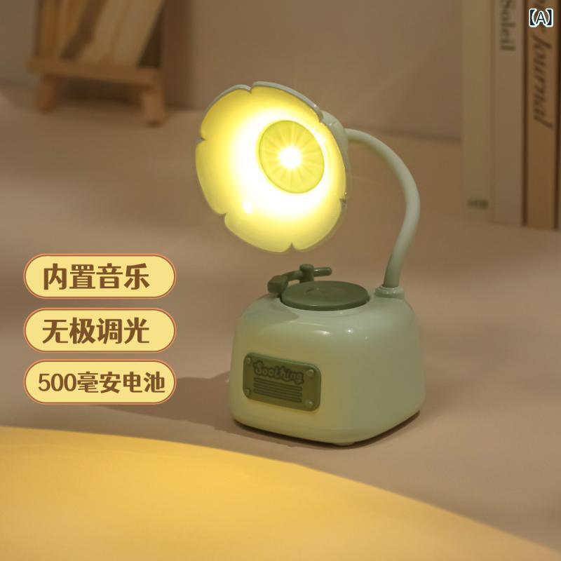 ナイトライト USB充電式 オルゴール ベッドサイドランプ 授乳灯 卓上ライト かわいい アニマルデザイン..