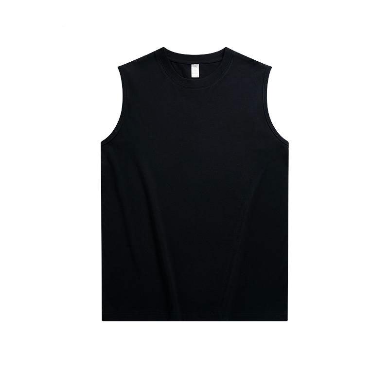 タンクトップ メンズ 男性用 コットン 綿100% ノースリーブ Tシャツ 無地 ルーズ 宽松 スポーツ トレー..