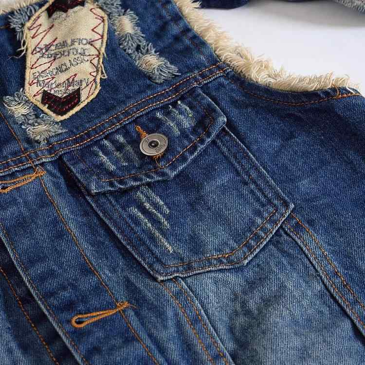 デニム メンズ ベスト 男性用 パッチワーク カジュアル ジレ ブルゾン 刺繍 ウォッシュ加工 M L XL 2XL..