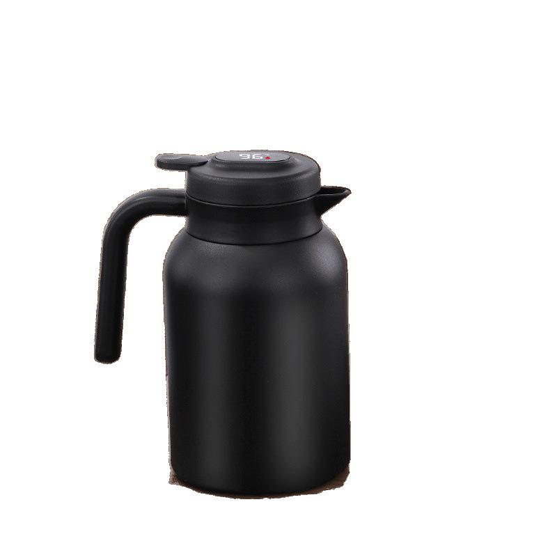 水筒 男女兼用 ステンレス製 大容量 魔法瓶 茶こし付き ティーポット オフィス 学生 自宅用 ブラック レッド オレンジ ホワイト