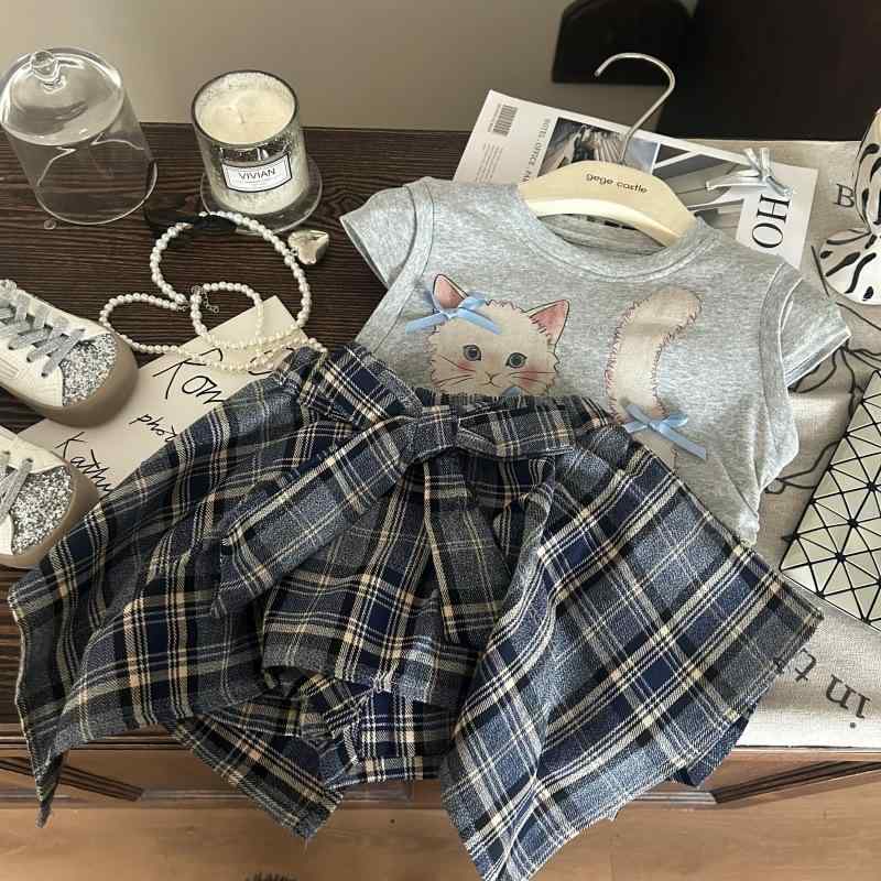 楽天市場】猫柄 スカート（キッズ・ベビー・マタニティ）の通販