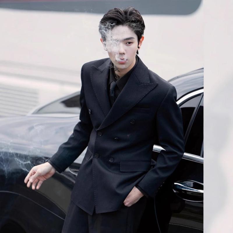 ジャケット メンズ テーラードジャケット 黒 無地 春秋 ポリエステル 洗える ウォッシャブル ビジネス オフィス カジュアル