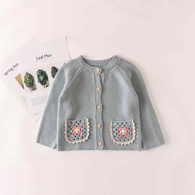 ・性別: 男女兼用・スタイル: 韓国版・対象年齢: 1～3歳 (80～100cm)・主な生地の成分: 綿92%・安全レベル: A・色: スモーキーブルー・対応身長: 66cm, 73cm, 80cm, 90cm, 100cm・カテゴリ: 子供用ニット