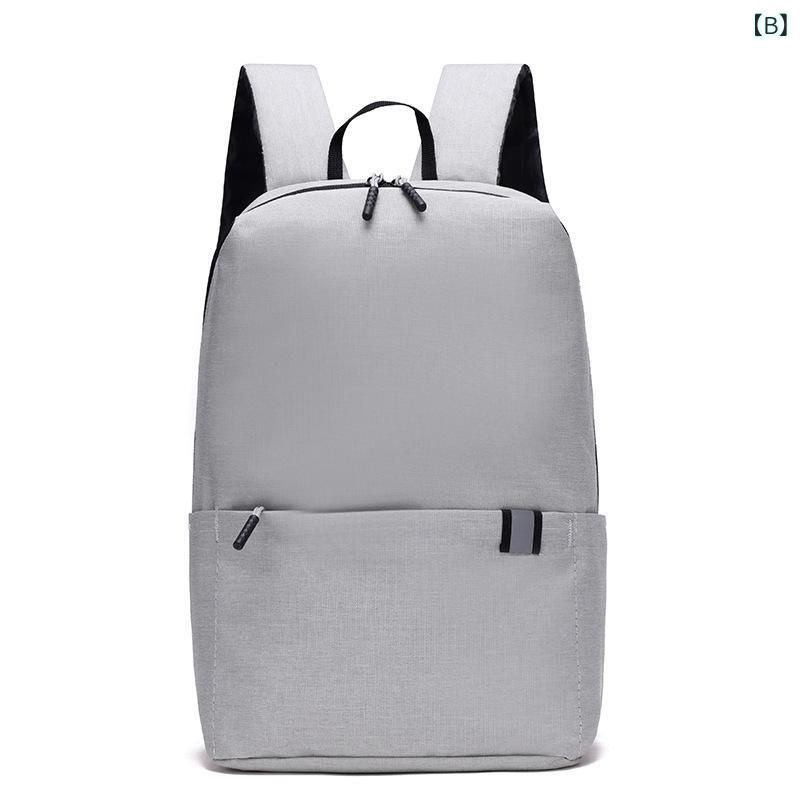 Rucksack Mujeres Hombres Super ligero Agujeros de agua Nylon Sin Tierra Mini Viajes Deporte Estudiantes Niños Trabajo — vista 3