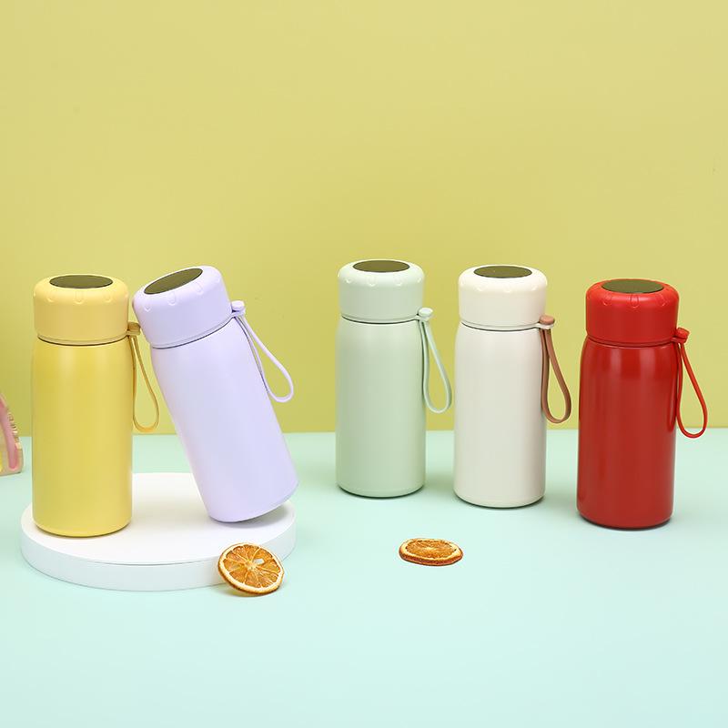 水筒 レディース メンズ キッズ 316ステンレス鋼 スマート温度表示 携帯用魔法瓶 4...