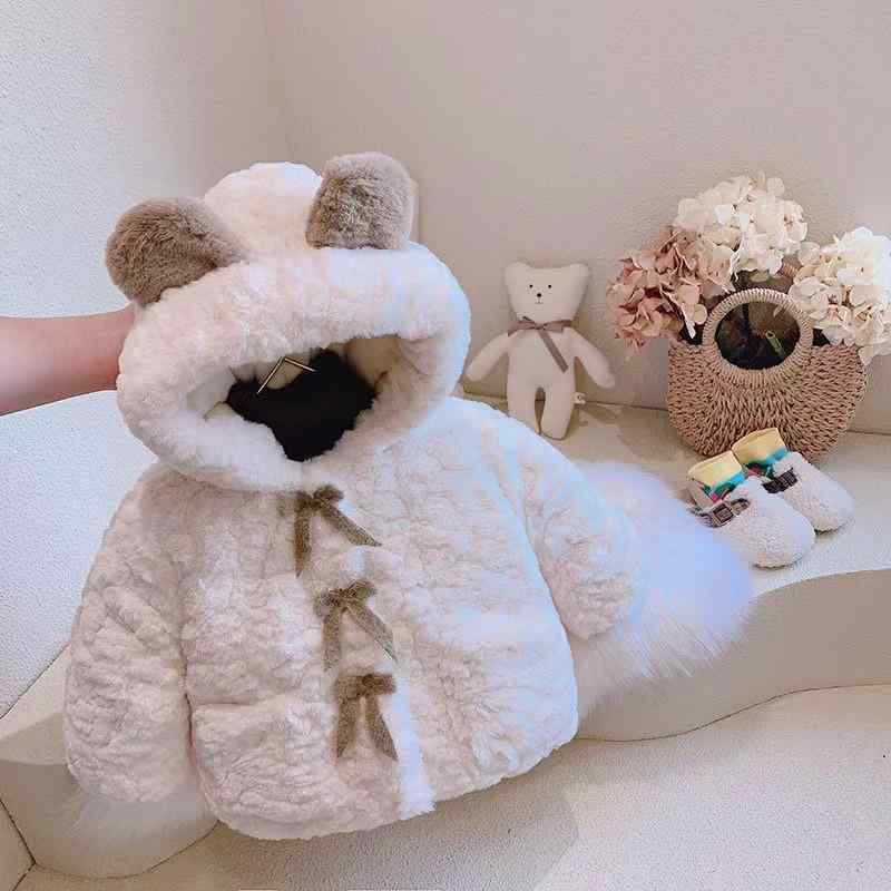 子供服 アウター 女の子 厚手ボアジャケット かわいい 裏起