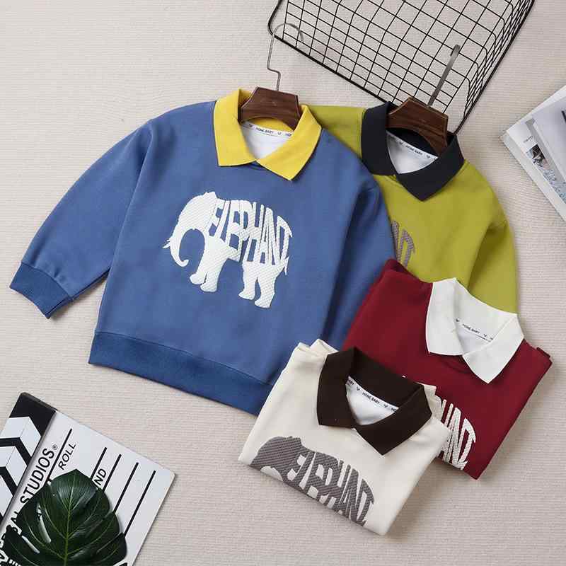 子供用スウェット 秋冬 中童 大童 韓国風 長袖Tシャツ 男の子 女の子 プルオーバー トレーナー 子供服 綿混紡 110cm 120cm 130cm 140cm 150cm 160cm
