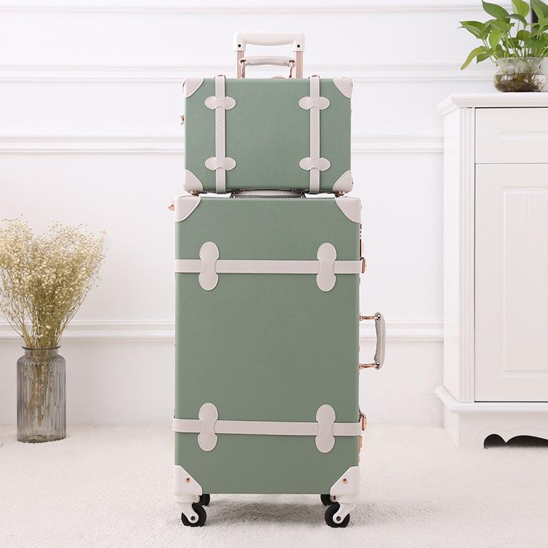スーツケース レディース メンズ 大容量 キャリーケース 抹茶グリーン ABS素材 万向輪 鍵付き 防水 耐..