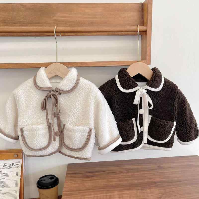ベビー服 ボアジャケット 男女兼用 防寒 アウター 冬 新生児 幼児 かわいい 襟付き 厚手 あったか コート 綿 秋冬 73CM 80cm 90cm 100c...