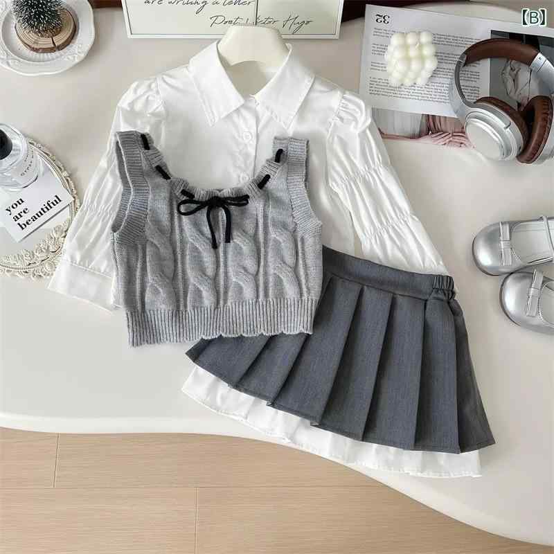 子供服 女の子 JK制服 セットアップ 3点セット フォーマル 発表会 卒園式 入学式 ...