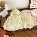 子供用セットアップ パンツスーツ ガールズ 2点セット 長袖 連帽 混紡 80cm 90cm 100cm 110cm 120cm 130cm