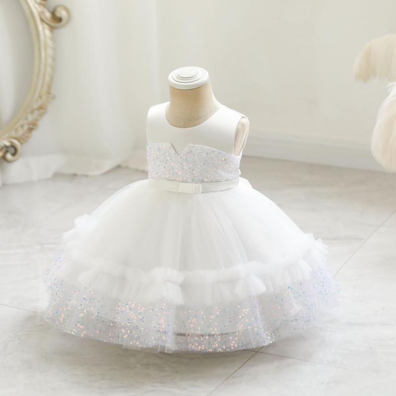 ・カテゴリ: 子供用礼服・対象年齢層: 3〜8歳 (100〜140cm)・性別: 女児・スタイル: プリンセス・生地の加工: プリーツ・要素: プリンセス、欧米・AQL検査基準: 2.5・縫製密度: 12〜14針/3cm・糸くず処理: 目立つ箇所は処理済み・生地: 綿混紡・主素材: ポリエステル繊維 65%・裏地: 綿 35%・安全レベル: B類・礼服タイプ: 礼服・カラー: ホワイト、ピンク、ライトブルー、バイオレット、シャンパン・対応身長: 70=9M-1Y, 80=1-2Y, 90=2-3Y, 100=3-4Y