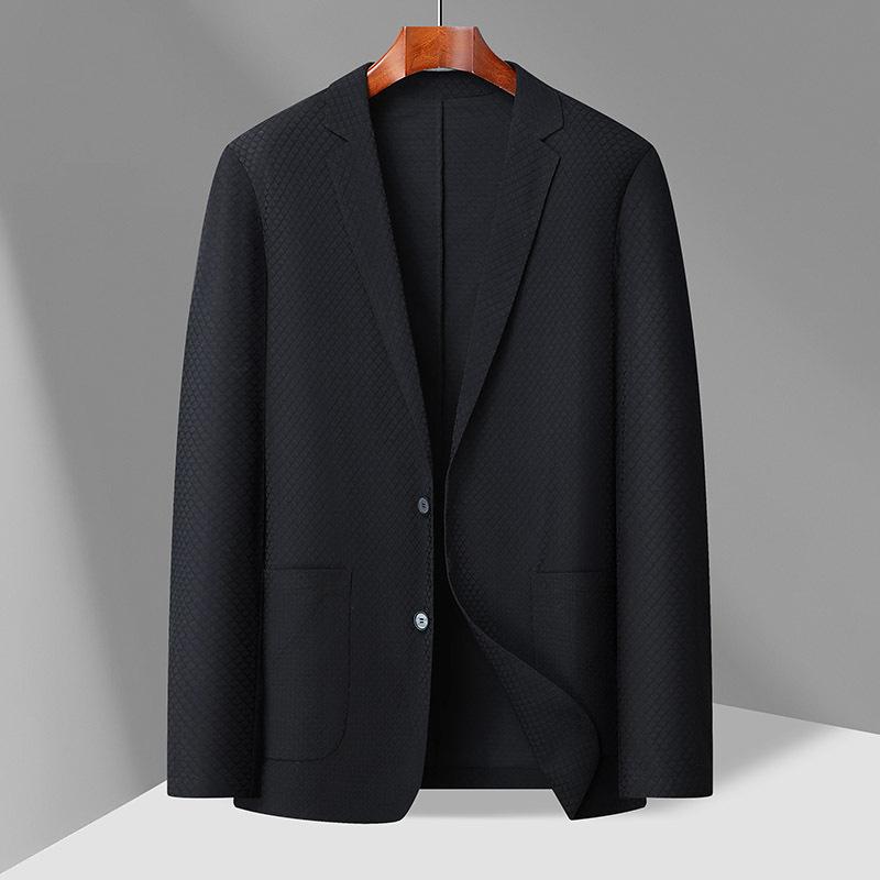 ジャケット 男性用 サマースーツ 大きいサイズ 薄手 紳士服 カジュアル ビジネス 無地 ブラック グレー