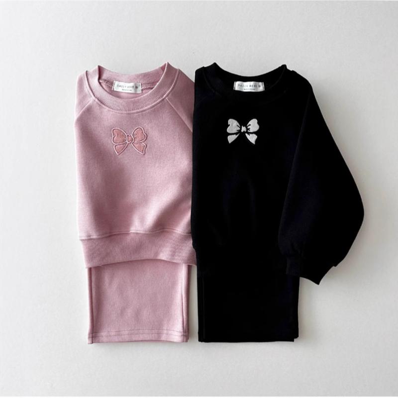 キッズ スウェット 上下セット 春秋 女の子 子供服 刺繍 蝶 かわいい 長袖 トップス パンツ 2点セット ..