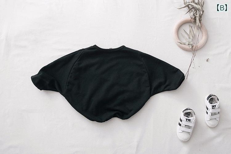 子供服 スウェットシャツ キッズ 女の子 トレーナー プルオーバー 韓国風 丸首 男の子 トップス カットソー 無地 普段着 9分袖 幼稚園 保育園 小学生 春秋 綿95% 豆緑 コーヒー ブラック