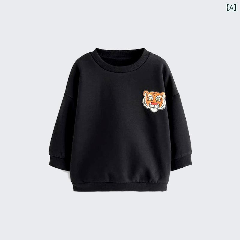 子供服 秋冬 ニット セットアップ 男の子 トレーナー コットン 混紡 欧米風 トップ...