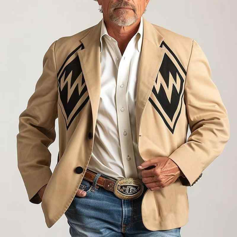 ・素材: ポリエステル95%・カテゴリ: カジュアルスーツ・スタイル: 西部・柄: 配色・襟型: 襟付き・前立て: シングルブレスト・対象年齢: 成人・対象: 男性・袖丈: 長袖・着丈: レギュラー・フィット: ストレート・色: 1, 2, 3, 4, 5, 6, 7, 8・サイズ展開: M, L, XL, 2XL, 3XL, 4XL・洗濯: 洗濯機洗い可能・色落ち耐性: 高・プリント: デジタルプリント・裏地: ポリエステル