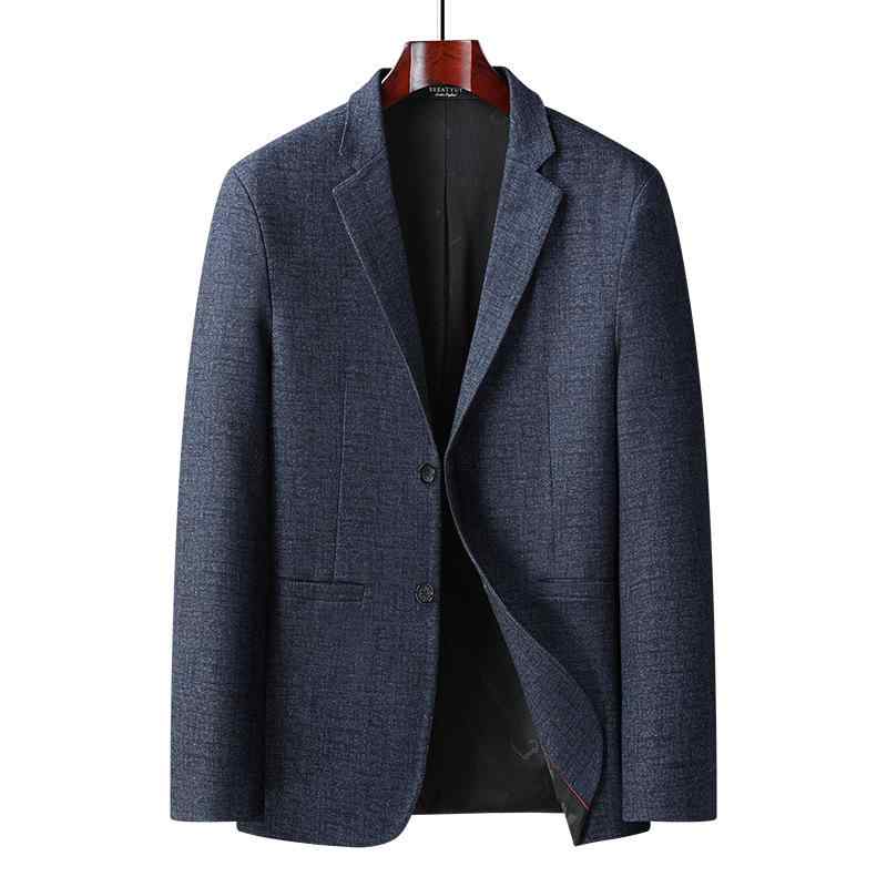 ジャケット 男性用 秋冬 大きいサイズ ゆったり ビジネス フォーマル 礼服 無地 ポリエステル