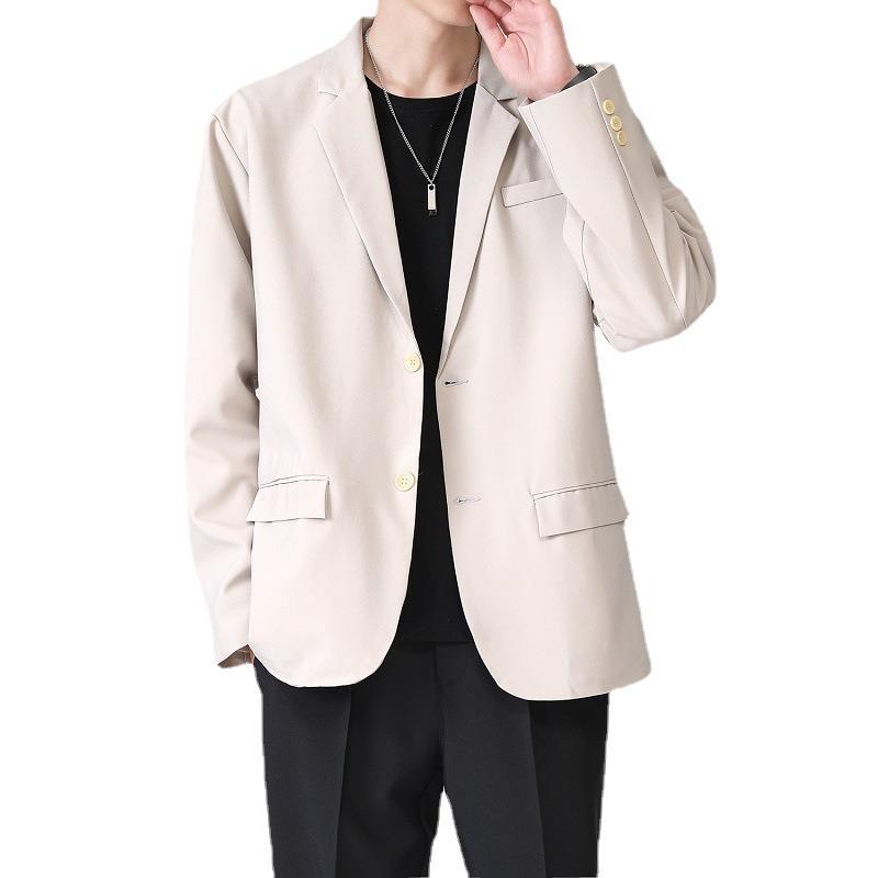 ・カテゴリ: カジュアルスーツ・スタイル: 港スタイル・版型: ルーズ・襟型: スーツ襟・前立て: シングルブレスト、2つボタン・柄: 無地・誤差範囲: 1-3cm