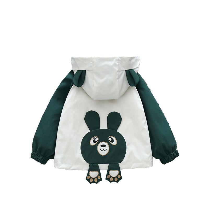 キッズ ジャケット 長袖 子供服 薄手 秋 アウター 男の子 カートゥーン柄 フード付き ジャンパー 80cm 90cm 100cm 110cm 120cm 130cm ボーイズ カジュアル(4)