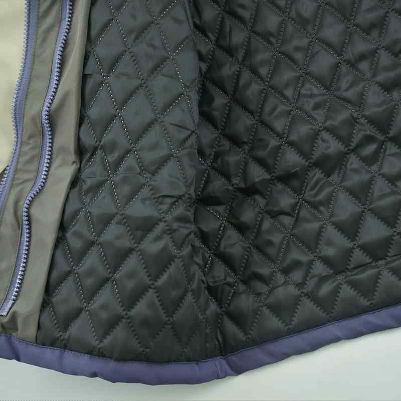 子供用アウター ジャケット 男の子 秋冬 中綿入り 防風 防雨 スポーツウェア パープル ブラック系