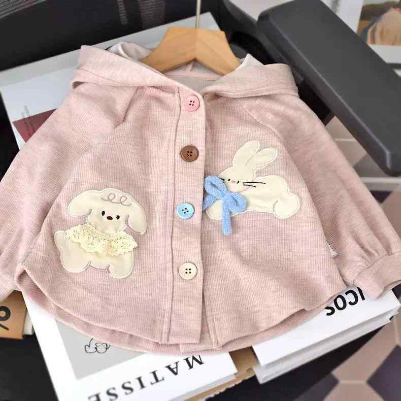 子供服 ジャケット ガールズ 女の子 アウター 春秋 薄手 長袖 前開き 羽織り かわいい おしゃれ 普段着 ピンク系