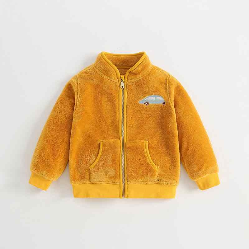 子供服 アウター 立襟 ベビー フリース ジャケット 男女兼用 幼児 長袖 トップス かわいい 動物柄 無地 春秋 厚手 ポリエステル 80cm 90cm 100cm 110cm 120cm 130cm