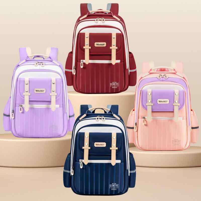 リュック キッズ 小学生 スクールバッグ 男の子 女の子 子供 1年生 2年生 3年生 4年生 5年生 6年生 通学 遠足 耐摩耗性 夜間反射 マカロンカラー 無地 プリント 切り替え 宝ブルー ピンク ブラック Rating グリーン