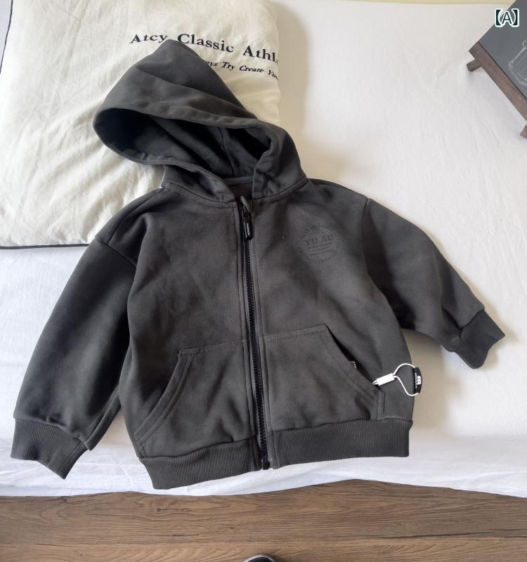 キッズ ジャケット 男の子 春物 子供服 ジップアップ パーカー スポーツウェア 染め柄 フード付き トップス アウター 90cm 100cm 110cm 12...