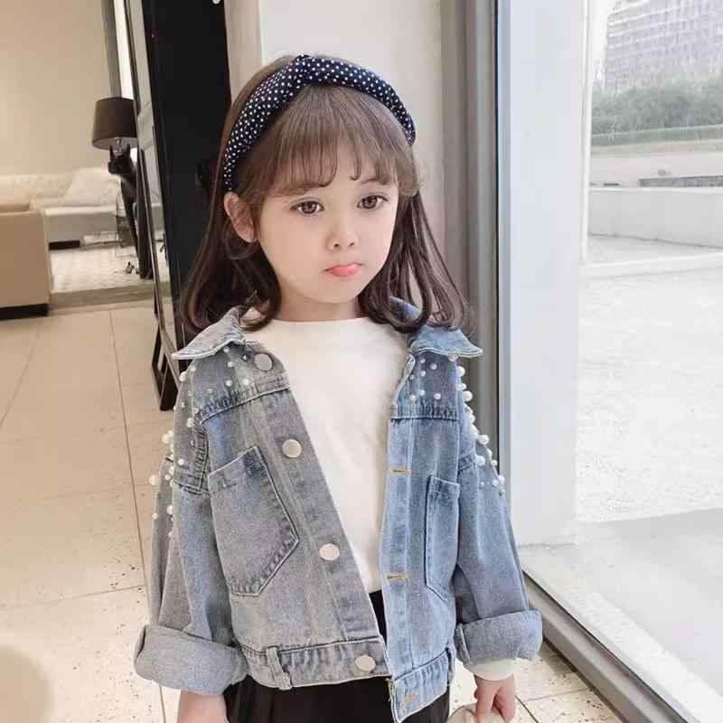 Other - 子供服 Gジャン ガールズ デニムジャケット 春秋 女の子 アウター 韓国風 かわいい アルファベット柄 80 90 100 110 120 130 140cm