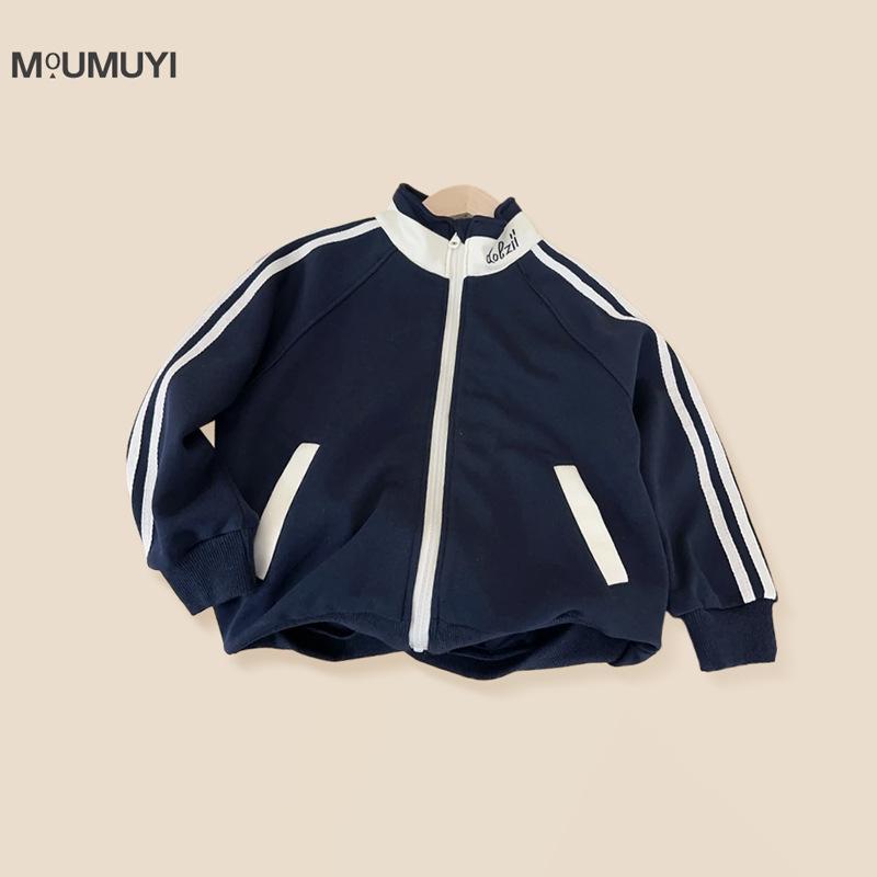 子供服 ジャケット 長袖 ボーイズ 男の子 スポーツ カジュアル 春秋 立ち襟 ジップアップ トップス ス..