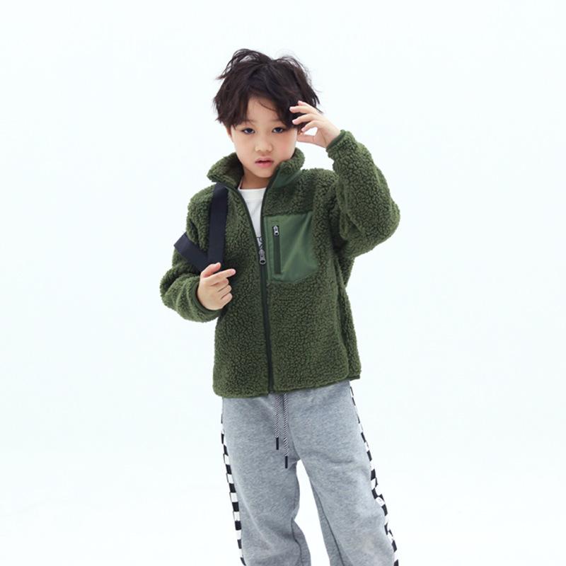 子供用フリースジャケット 男女兼用 秋冬 厚手 アウター ジップアップトップス キッズ 幼児 暖か 無地 100 110 120 130 140 150 160...