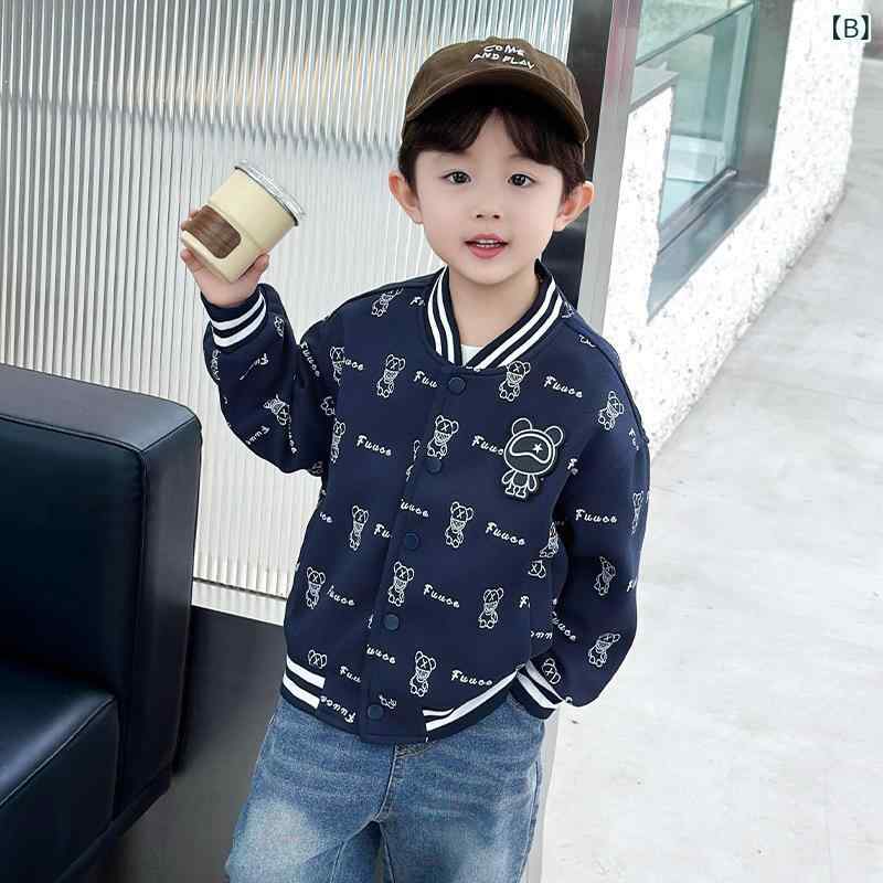 Other - 子供服 野球 ジャケット 春秋 男の子 アウター かわいい 男児 ベビー 運動着 トップス カートーン柄 綿100％ 長袖 普段着 90cm 100cm 110cm 120cm 130cm 140cm 150cm
