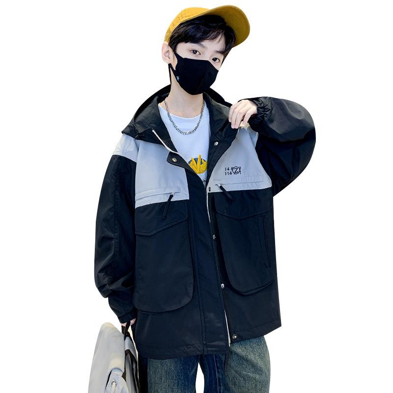 子供服 アウター キッズ 男の子 春秋 長袖 ジャケット 中大童 ボーイズ パーカー カジュアル スポーティー ポリエステル 綿 120cm 130cm 140cm 150cm 160cm 170cm