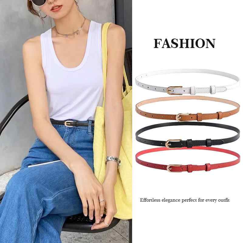 ベルト レディース 本革 細め 多孔調整可能 ハートバックル 金具 赤 レッド 青 ブルー カーキ ブラック..