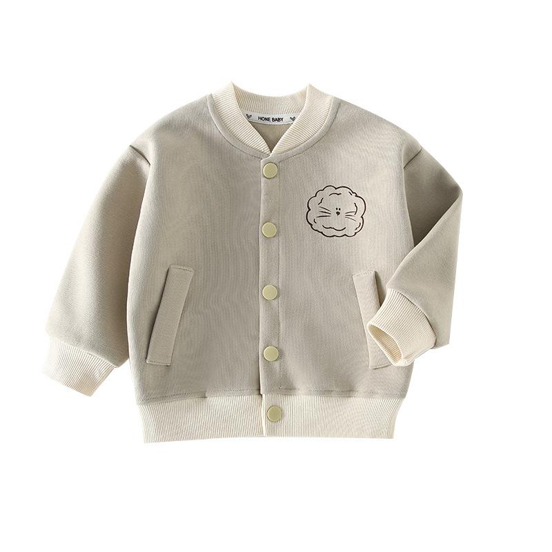 キッズ野球 ジャケット 春秋 ベビー服 男の子 女の子 ニット トップス 幼児 カトゥーン 韓国風 アウタ..