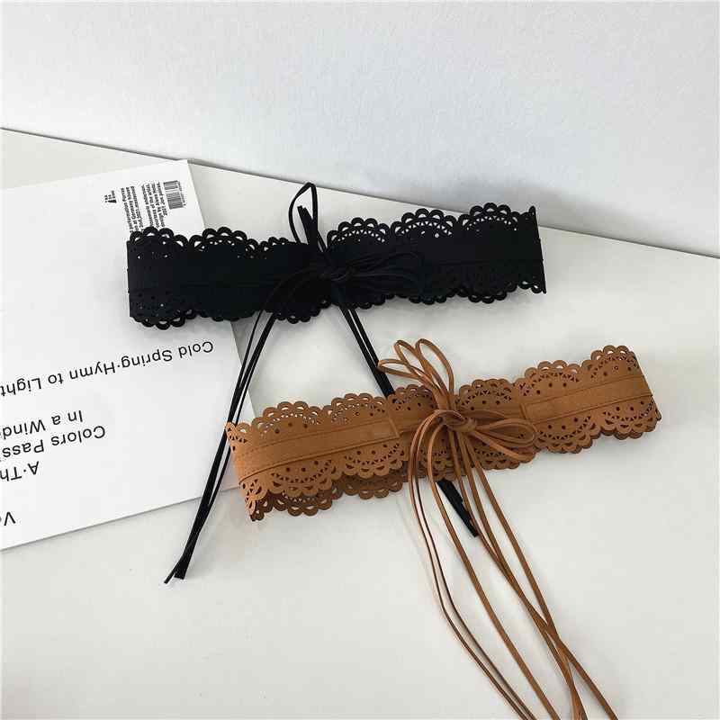 ベルト レディース ファッション ウエストマーク リング PUレザー 細め カジュアル ワンピース スカート シャツ おしゃれ カーキ ブラック コーヒー モスグリーン