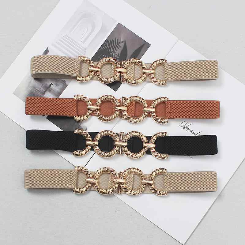 ベルト レディース 高見え チェーン ウエストマーク 合金 ニット ワンピース チュニック ウエストベル..