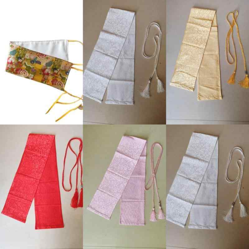 和服 レディース 浴衣 帯 腰帯 織物 サッシュベルト 簡略化 簡単 着付け 和風 ホワイト ピンク イエロー レッド 春夏 秋冬