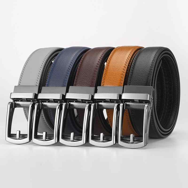 ベルト 男性用 牛革 オートロック 穴なし 無段階調整 レザー 本革 ビジネス カジュアル 普段使い フォ..