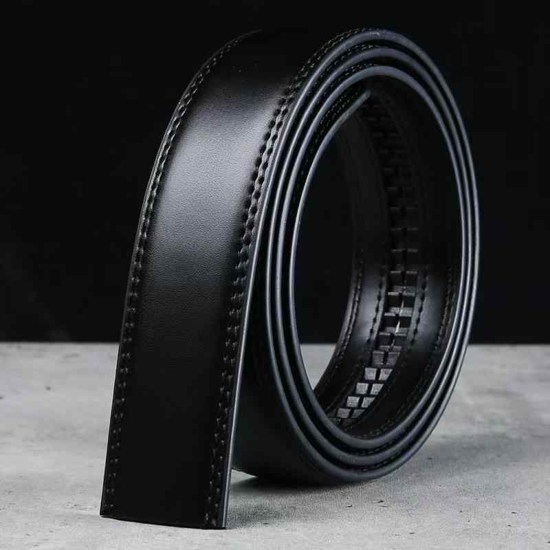ベルト メンズ 男性用 本革 牛革 レザー 3.0cm 3.5cm 自動バックル 替えベルト ブラック 黒 漆皮 水洗