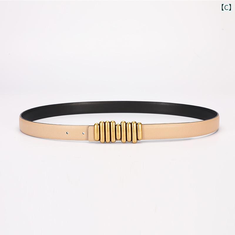 ・素材: 合皮・バックル素材: 合金・バックルタイプ: スムースバックル・デザイン: 毛虫・カラー: ブラック, キャメル, アプリコット, ピンク, ホワイト, レッド, ブルー・ベルト幅: 2～4cm・長さ: 95cm, 100cm, ...